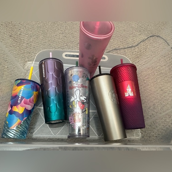 Starbucks Other - Starbucks Colorful Tumbler Collection NEW Disney